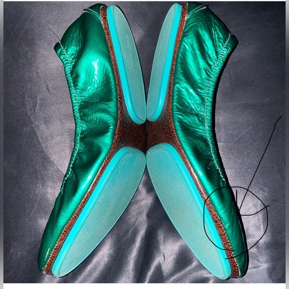 Tieks patent in emerald green size 7 - Picture 10 of 10